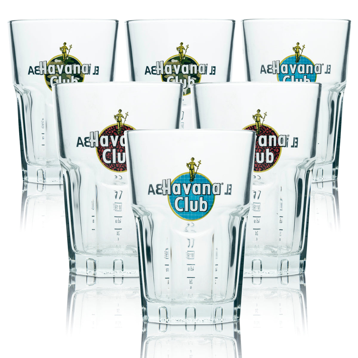 6x Havana verre 0,34 l Verres à long drink Set Tiger Mixed Édition spéciale limitée