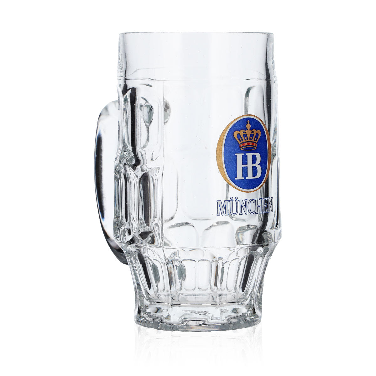 6x HB Munich verre à bière chopes Seidel 0,4 l chope Strasbourg B-WARE – Vue 3