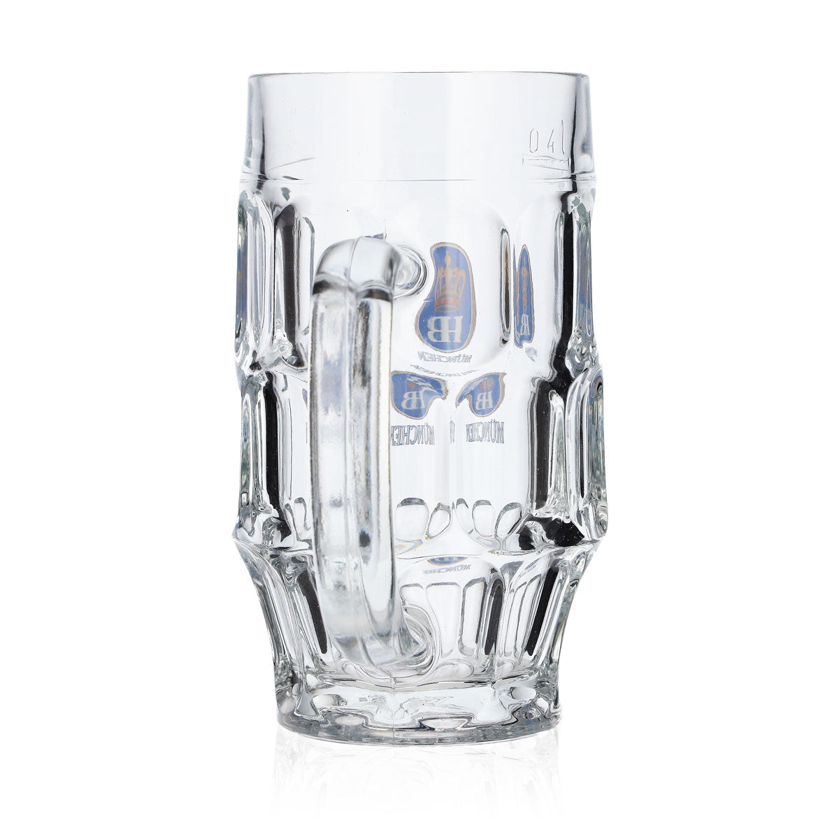 6x HB Munich verre à bière chopes Seidel 0,4 l chope Strasbourg B-WARE – Vue 5