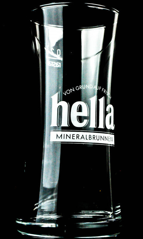 6x verres à eau Hella, 0,2 l, inscription blanche – Vue 2