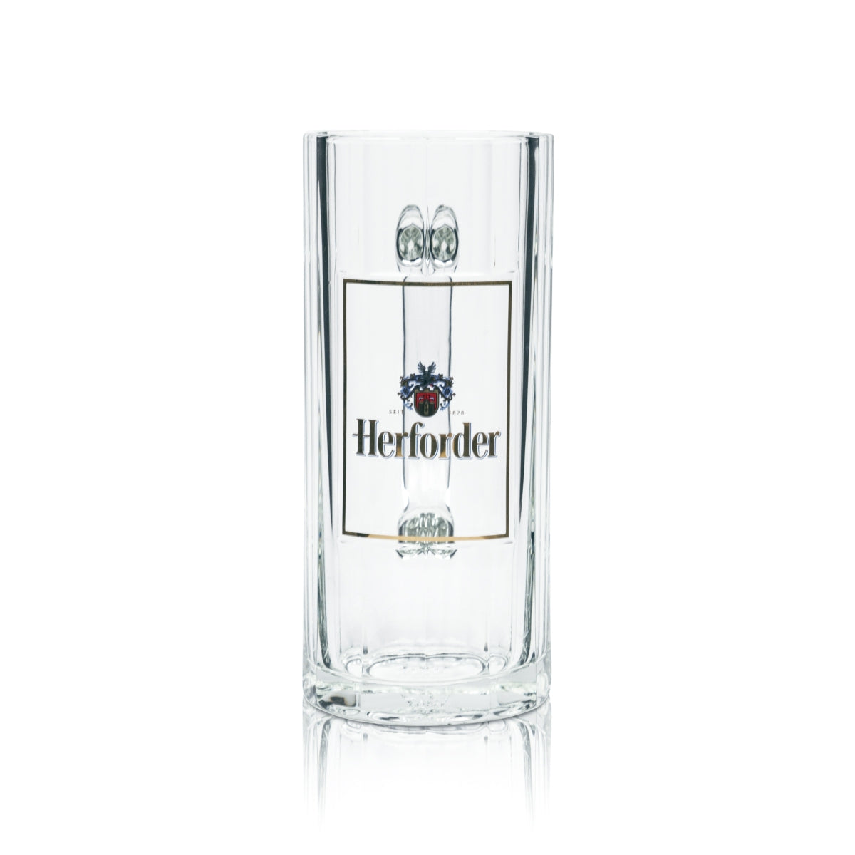 6 verres à bière Herforder 0,4 l, chopes Wallenstein Sahm Seidel avec anse, verres, chopes, bar – Vue 2