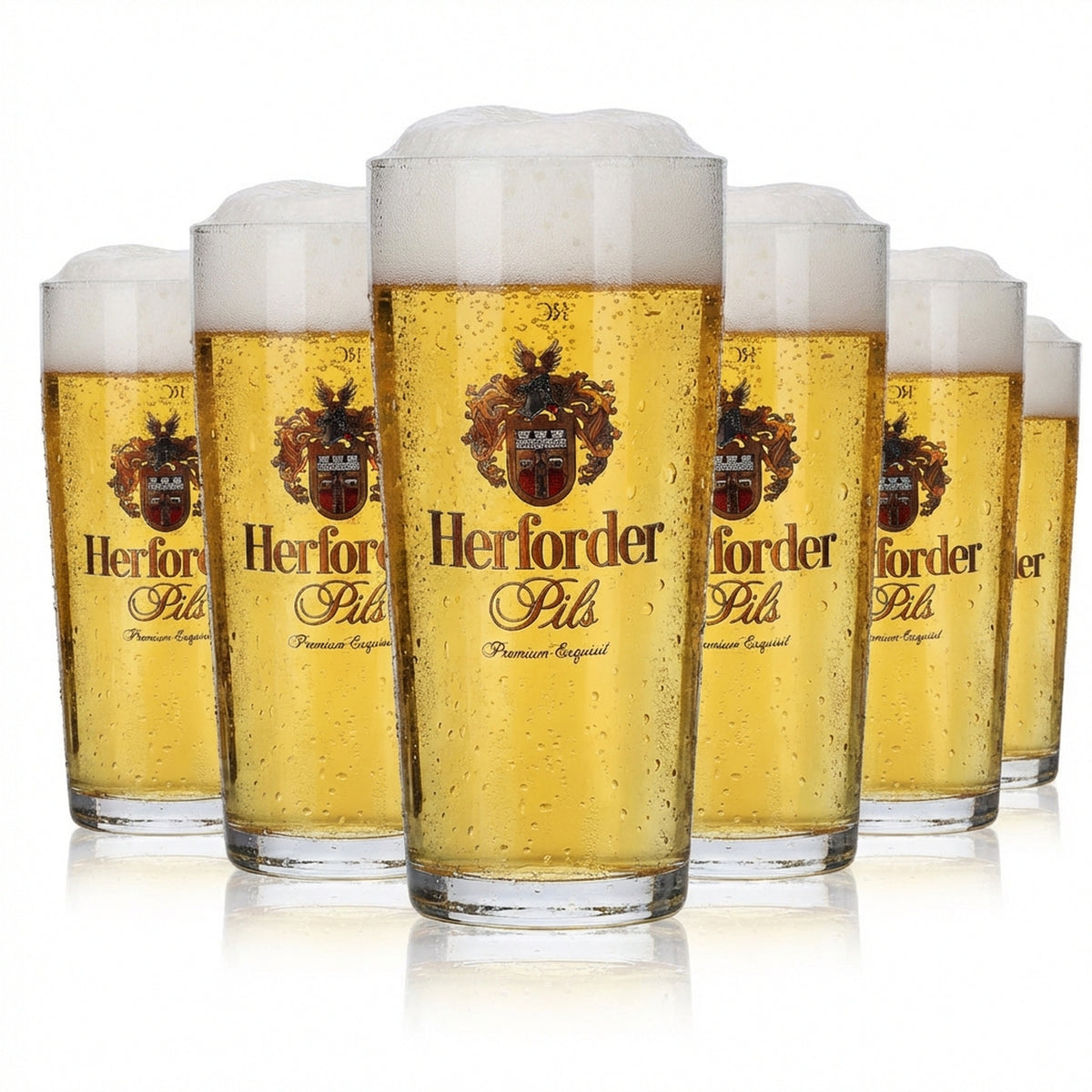 6 verres à bière Herforder Willibecher Neuform 0,2 l Ritzenhoff