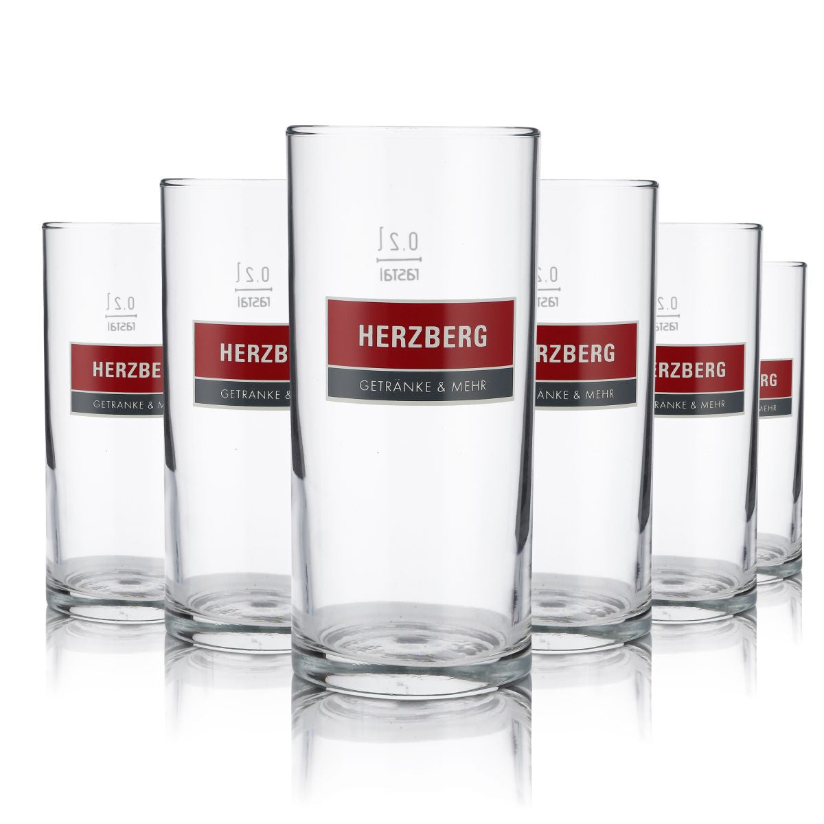 6x Herzberg verre 0,2l Willi gobelet tige verre trimnk set verres eau jus de fruits limo