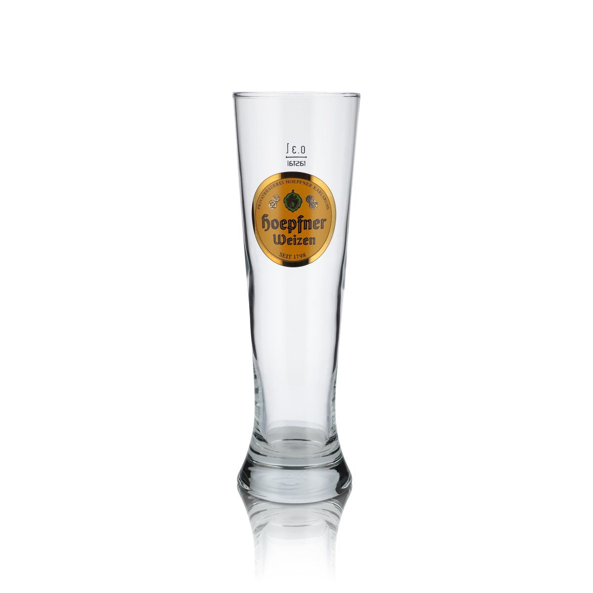 6 verres Hoepfner 0,3 l Verres à bière blanche Verres à bière blanche Set de verres Brasserie Karlsruhe – Vue 2
