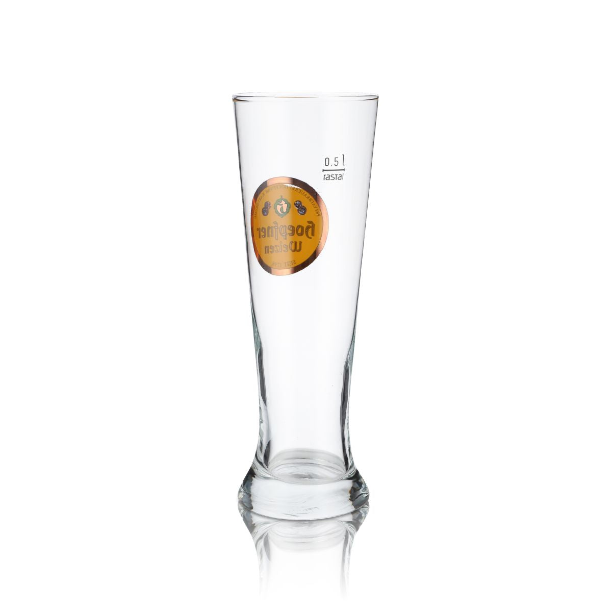 6 verres Hoepfner 0,5 l Verres à bière blanche Hefeweizen Set de verres Brasserie Karlsruhe – Vue 3