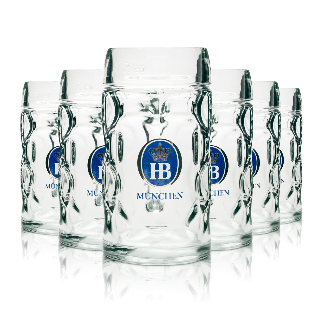 6 chopes à bière Hofbräu München 0,5 l Isar-Seidel – Vue 4