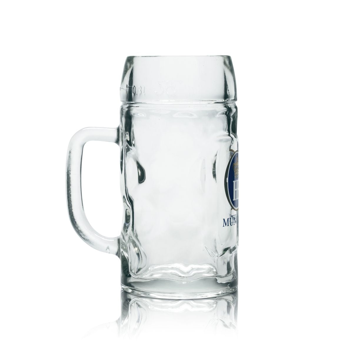6x Verre à bière Hofbräuhaus Munich 0,3 l Chope HB Verre profilé Verres à bière Seidel Set Verres Brasserie – Vue 4