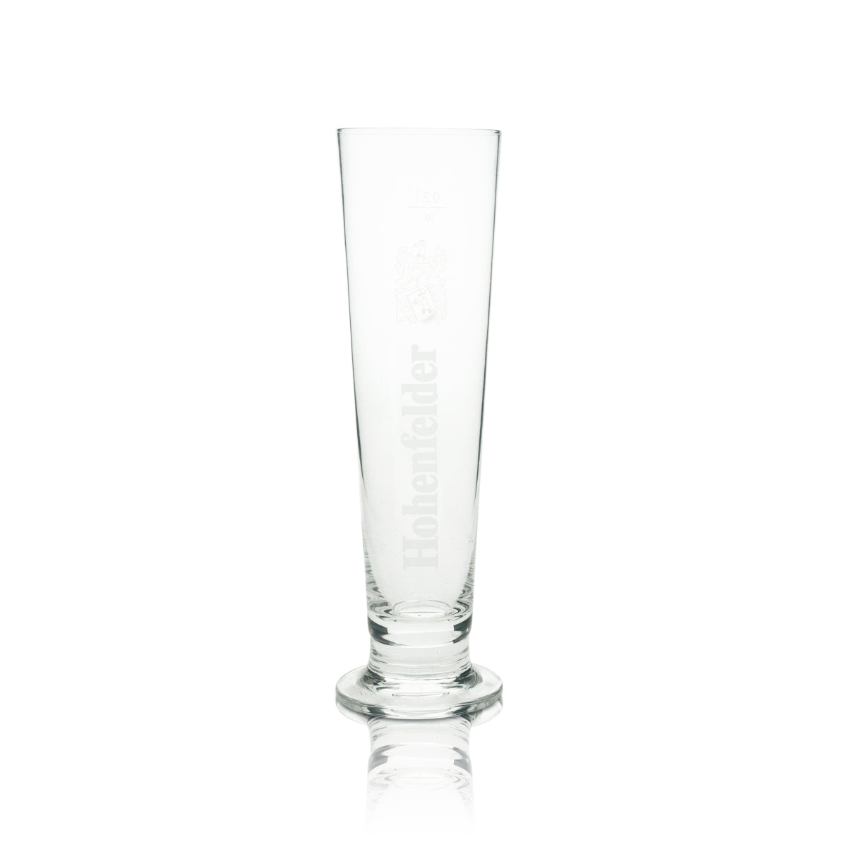 6x verre à bière Hohenfelder, inscription blanche, 0,3 l – Vue 2
