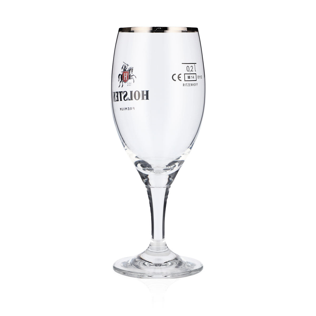 6 verres à bière Holsten 0,2 l Verres Premium Pokal Bord platine Tulipe Gastronomie Étalonnés – Vue 4