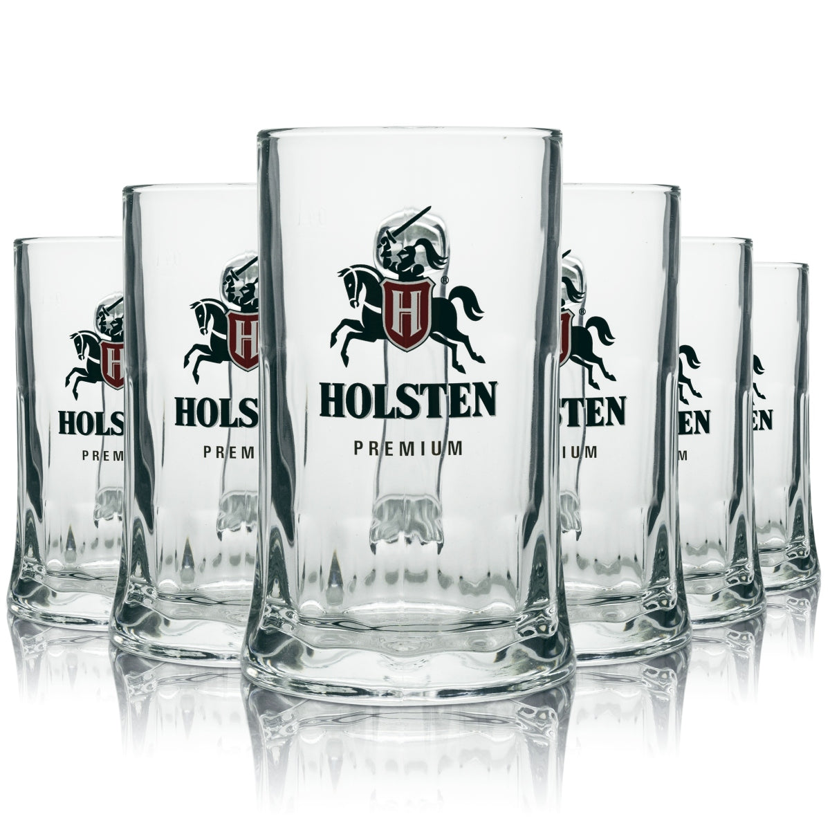6 verres à bière Holsten 0,4 l Premium Sahm