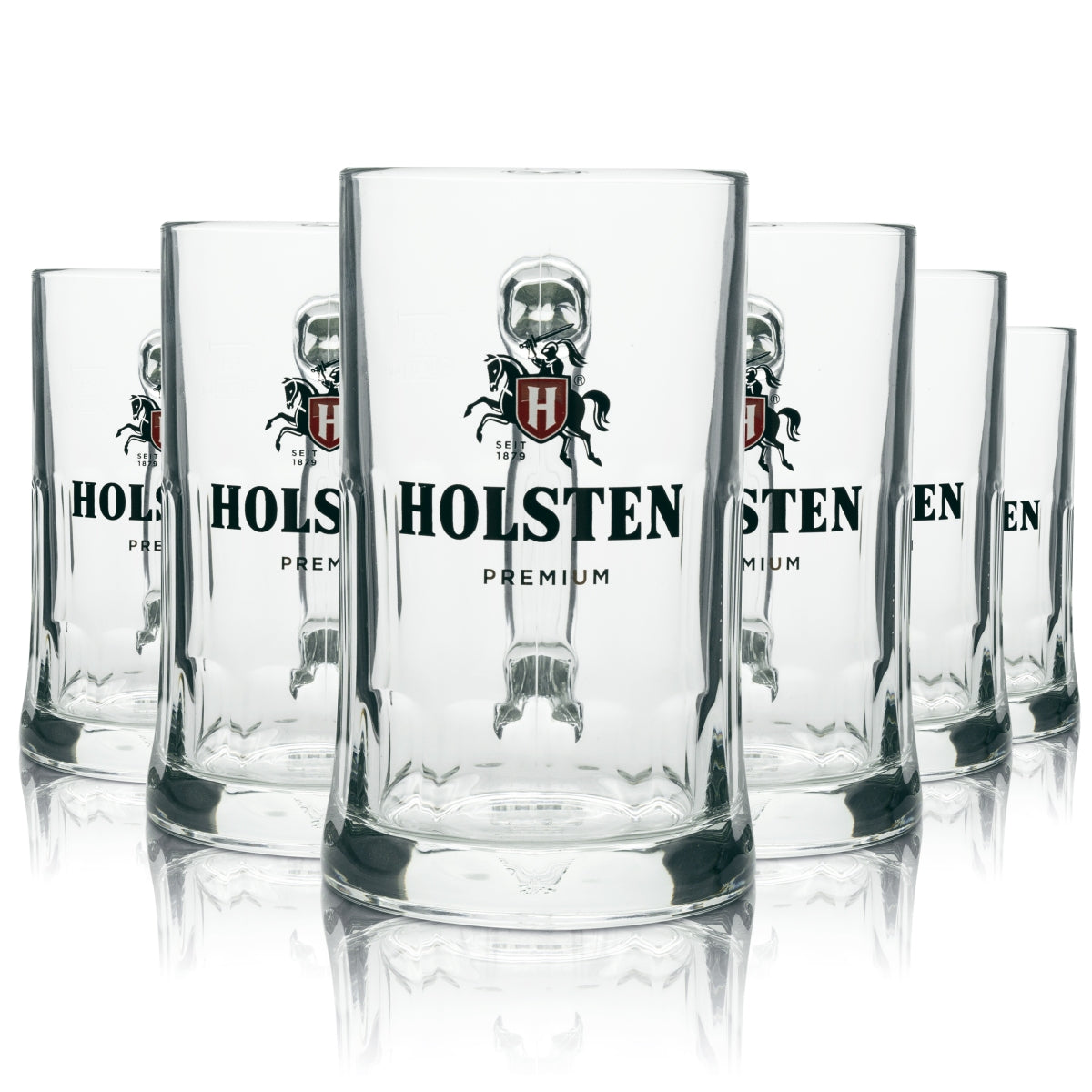 6 chopes à bière Holsten Premium 500 ml sahm