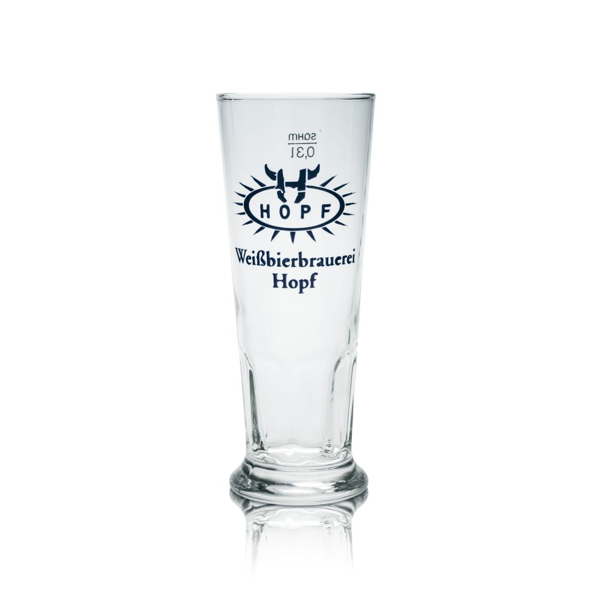 6 verres à bière blanche Hopf 0,3 l, verres à bière Hefeweizen, set de verres, brasserie Gastro Eiche – Vue 2