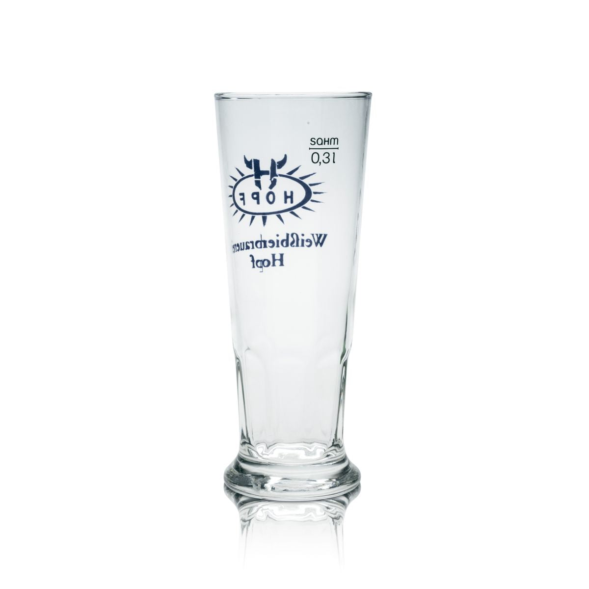 6 verres à bière blanche Hopf 0,3 l, verres à bière Hefeweizen, set de verres, brasserie Gastro Eiche – Vue 3