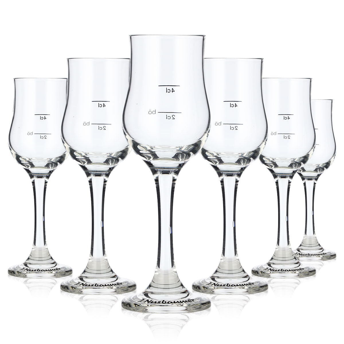 6x J. Nusbaumer Verre à schnaps Verre à shot Stamper 2 cl/4 cl Verre à schnaps Böckling – Vue 5