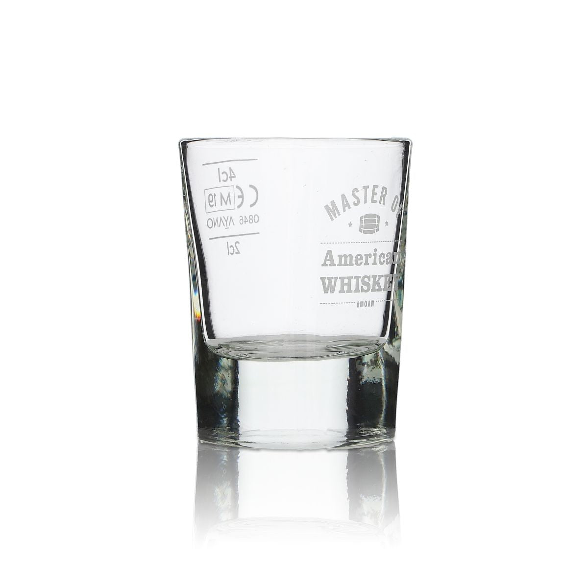 6 verres à shot Jack Daniels 4 cl Verres à shot courts Master of American Whiskey – Vue 3
