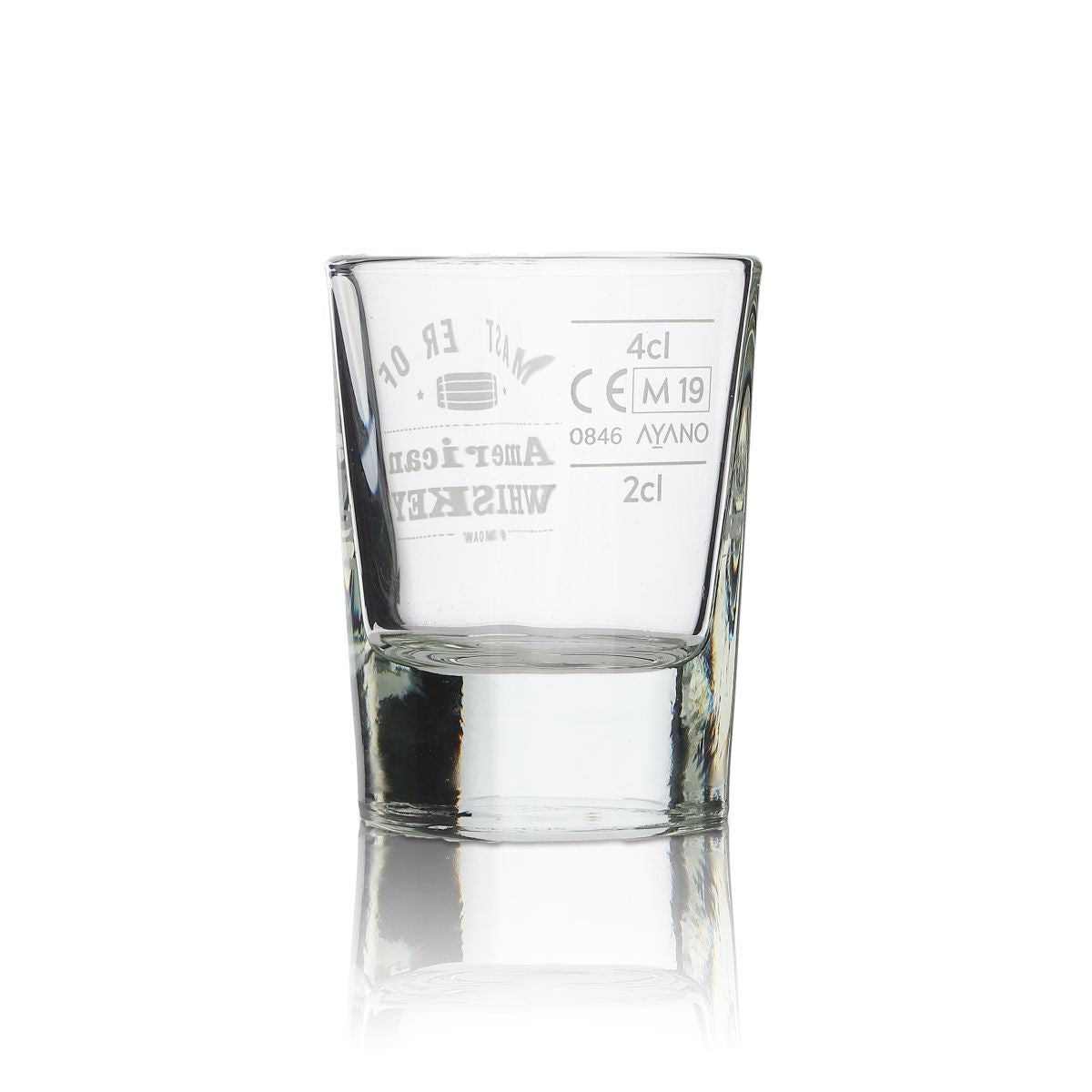 6 verres à shot Jack Daniels 4 cl Verres à shot courts Master of American Whiskey – Vue 4