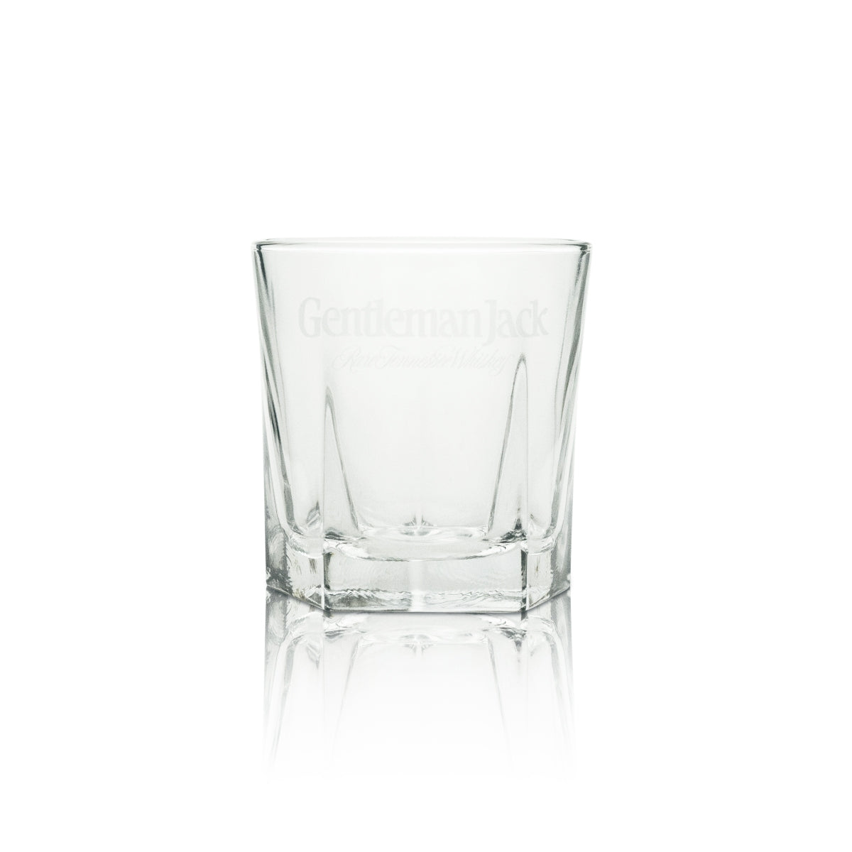 6 verres à whisky Jack Daniels Gentleman Jack, pentagonaux, blancs – Vue 3