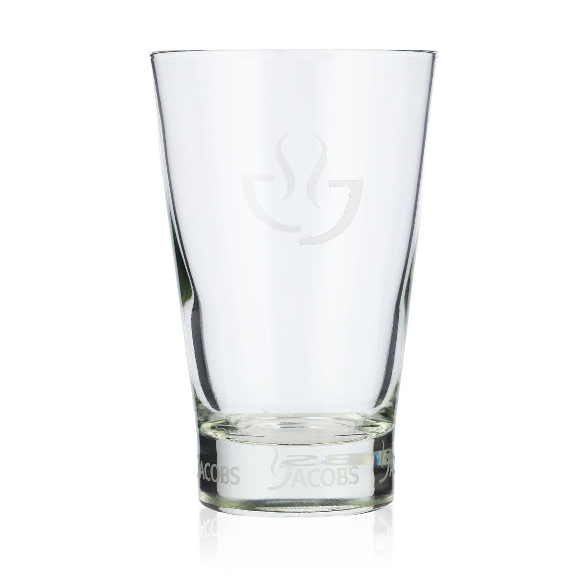 6 verres à café Jacobs Verre à latte Verre à cappuccino 0,28 l Logo satiné – Vue 3