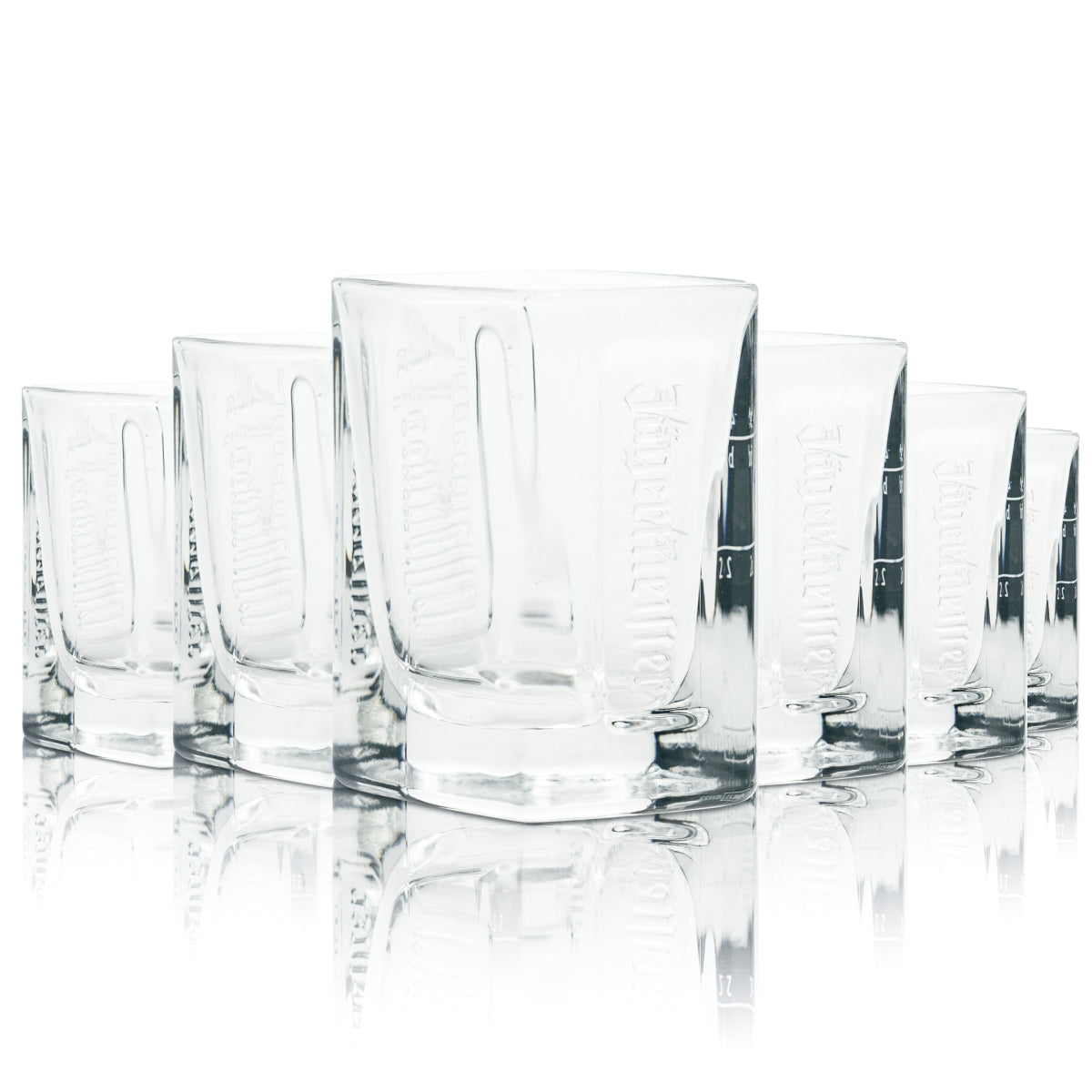 6 verres à shot Jägermeister Manifest 2 cl 4 cl avec relief