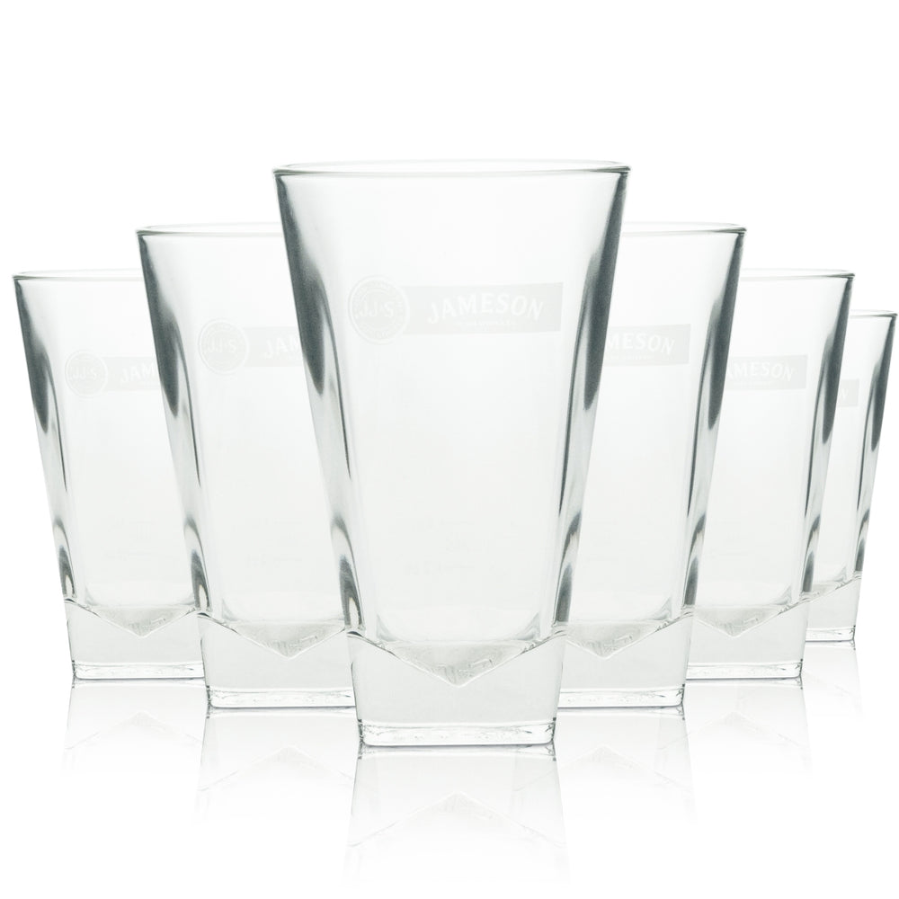 6 verres à whisky Jameson Longdrink 4 cl avec logo blanc Arcoroc