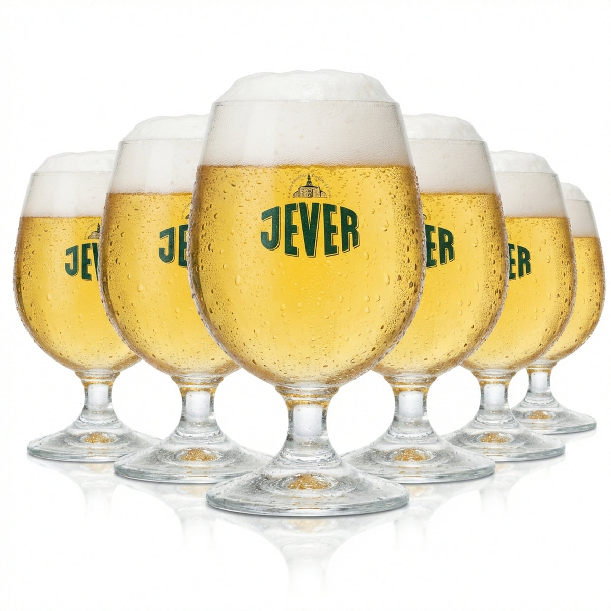 6 verres à bière Jever Frankfurt Schwenker 0,3 l, verres ballon tulipe, verres à dégustation
