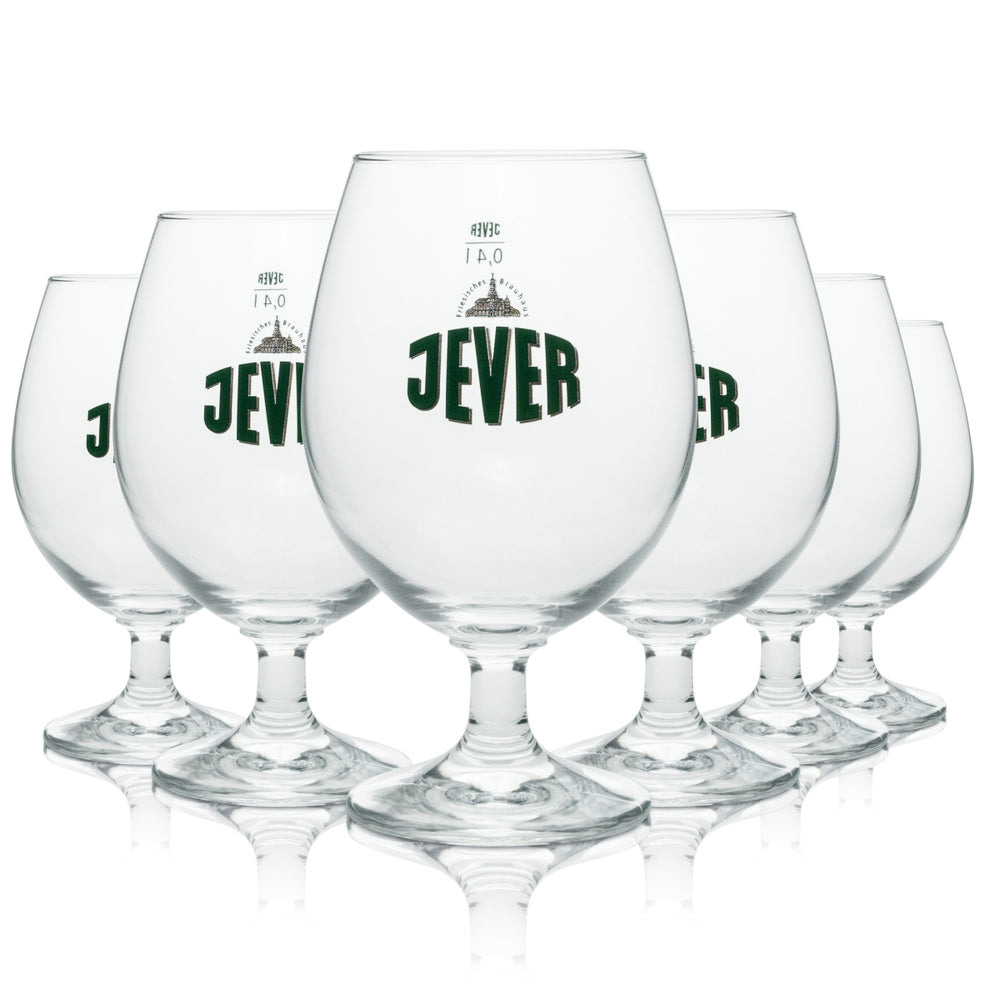 6 verres à bière Jever Frankfurt Schwenker 0,4 l, verres ballon tulipe, verres à dégustation