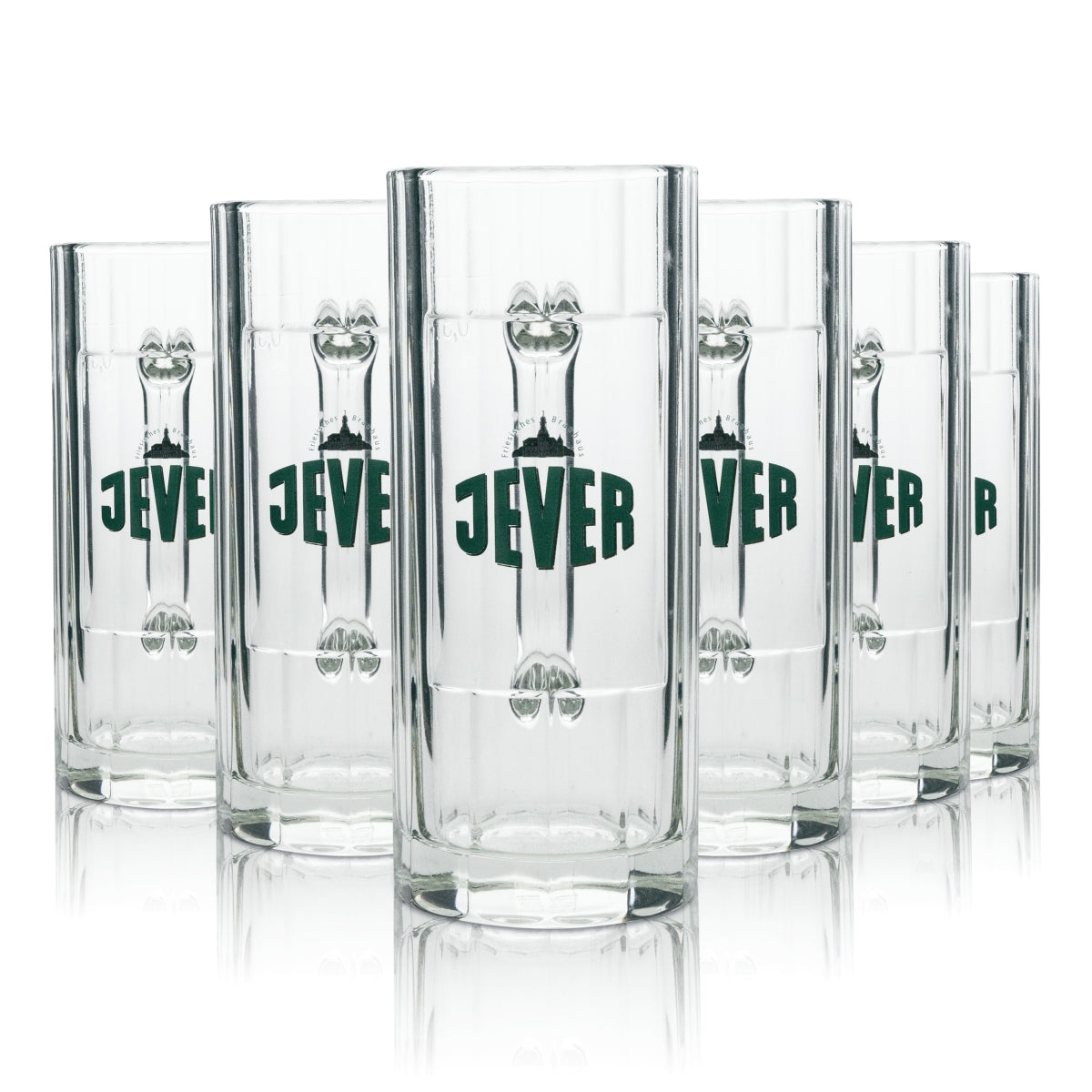 6 chopes à bière Jever Pilsener 0,3 l rastal