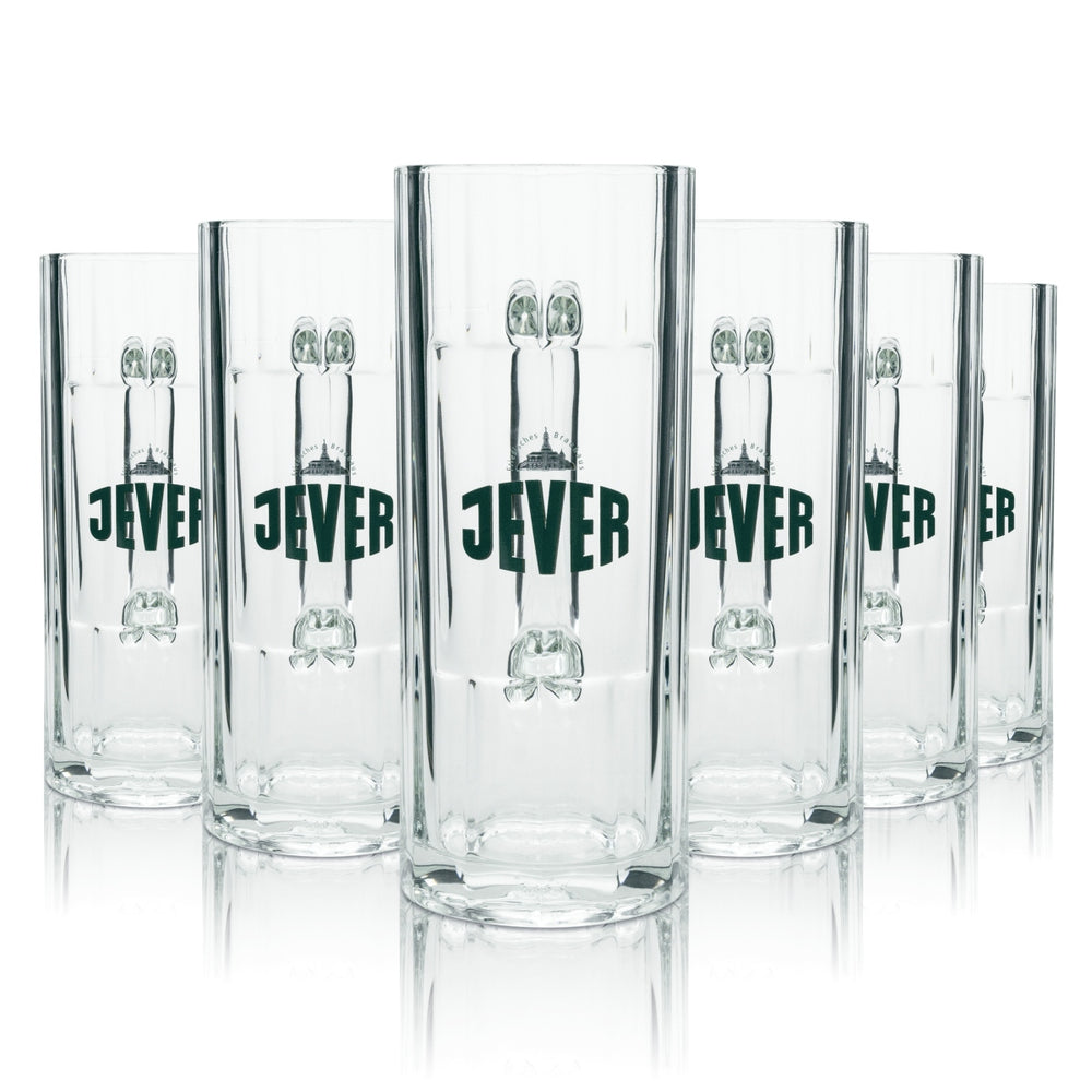 6x verre à bière Jever Wallenstein 500 ml rastal
