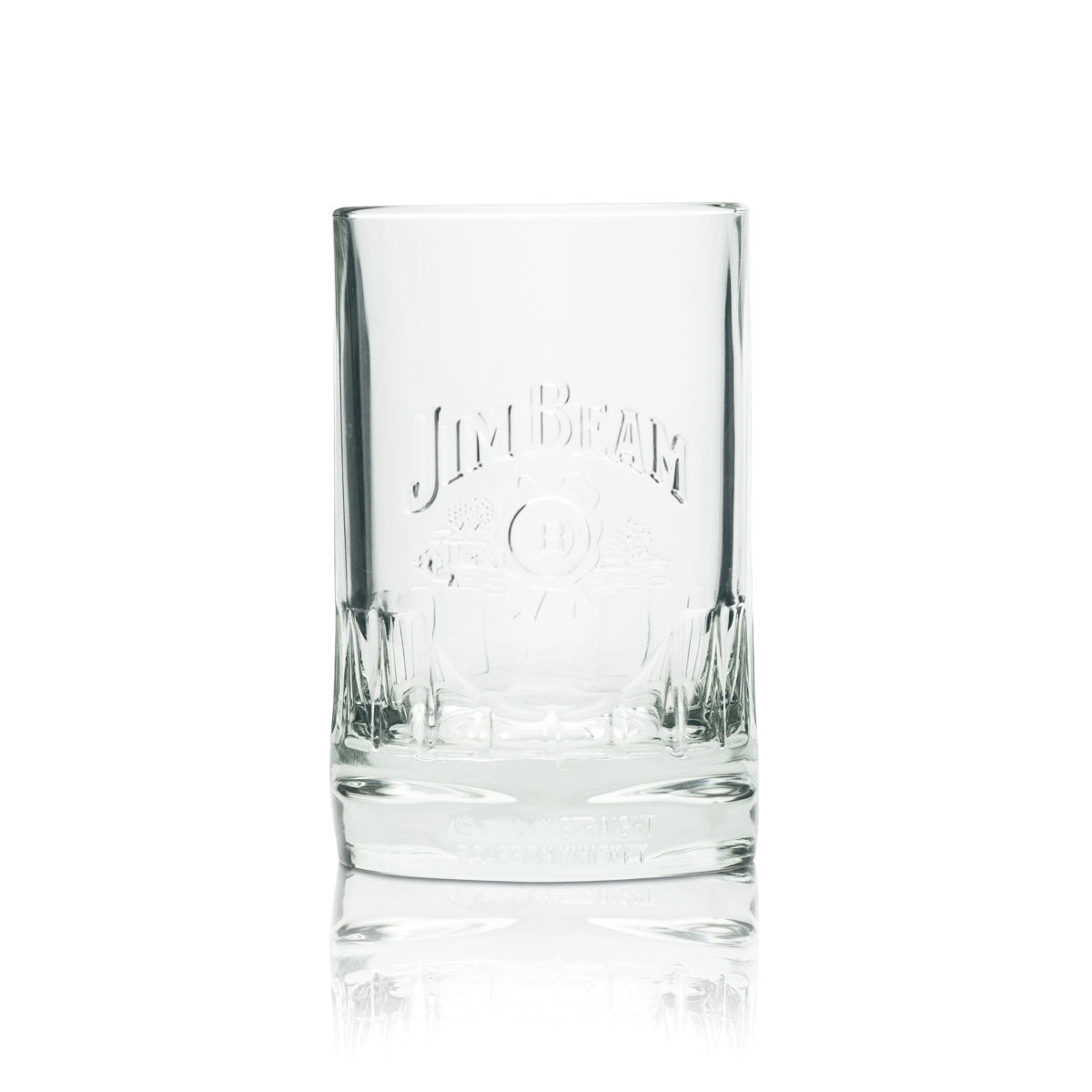6 verres à rhum Jim Beam exclusifs avec pied carré – Vue 3