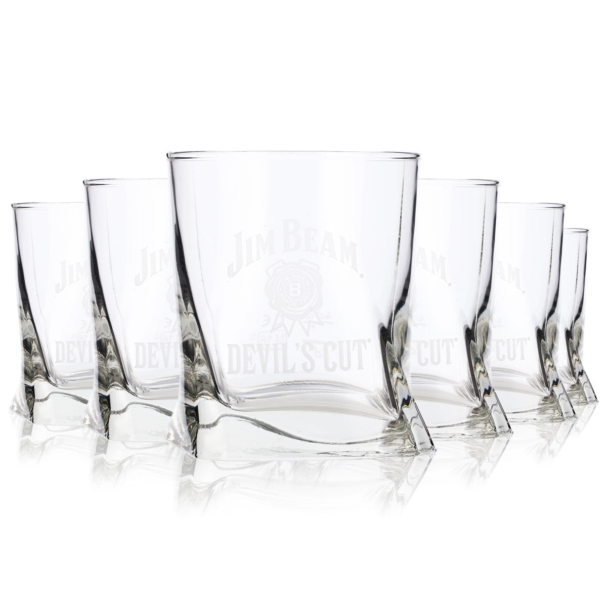 6 verres à whisky Jim Beam 0,27 l Tumbler « Devils Cut » – Vue 6