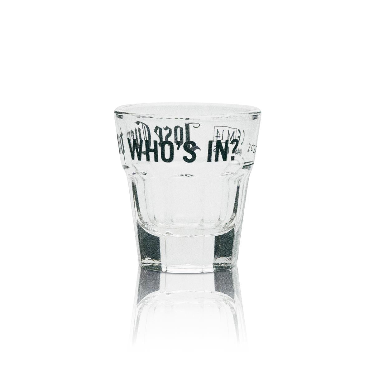 6 verres à shot Jose Cuervo Tequila 2 cl « Who's in ? » – Vue 3