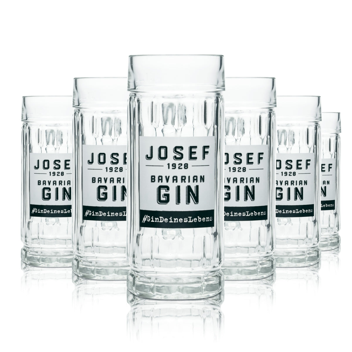 6 verres à gin Josef 0,3 l, verre à gin tonic, apéritif, cocktail, verres à long drink, restauration
