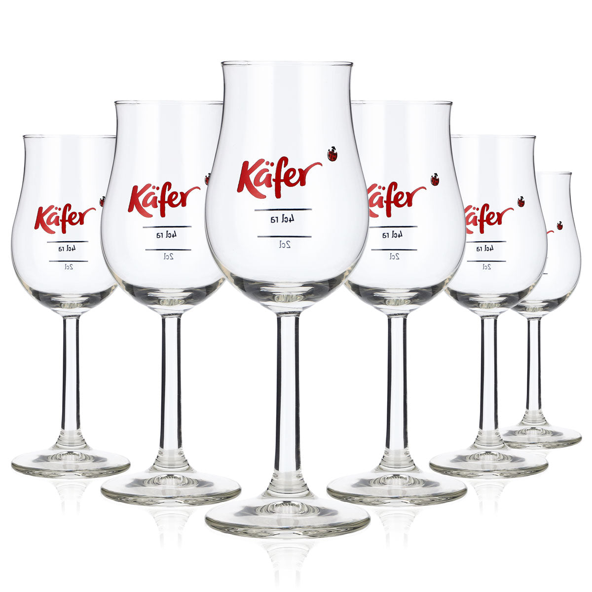 6 verres à dégustation Käfer 2 cl/4 cl Verre à grappa Noising Rastal