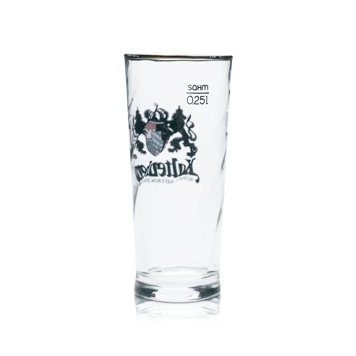 6 verres Kaltenberg 0,25 l à bière avec bord doré, verres calibrés, restauration, brasserie, bar – Vue 3