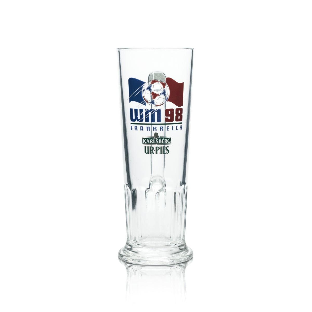 6 verres à bière Karlsberg 0,3 l Ur-Pils WM 1998 France Sahm Seidel Henkel – Vue 2