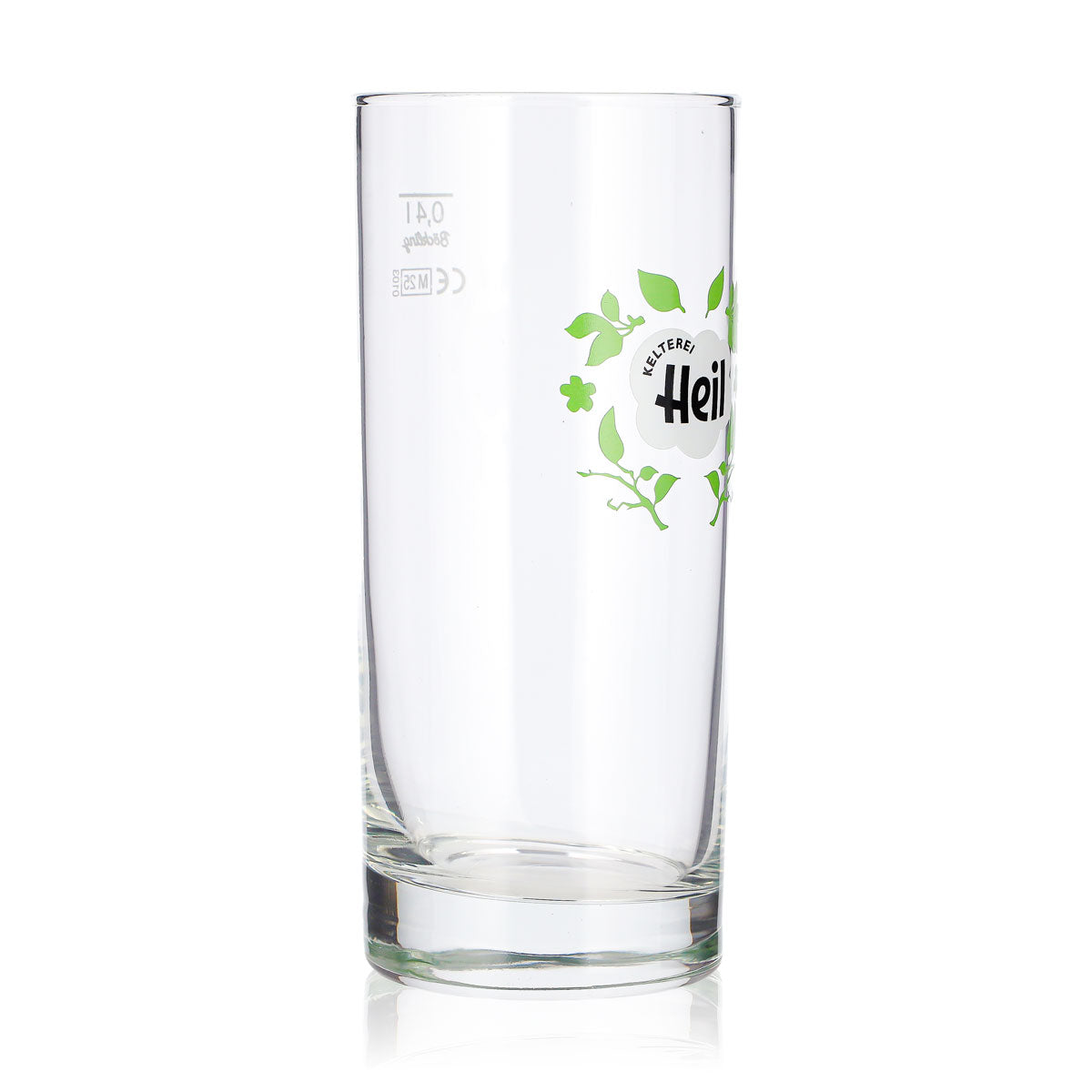 6 verres à cidre « Kelterei Heil » 0,4 l, format long drink, logo vert « plantes » (lot de 6) – Vue 3