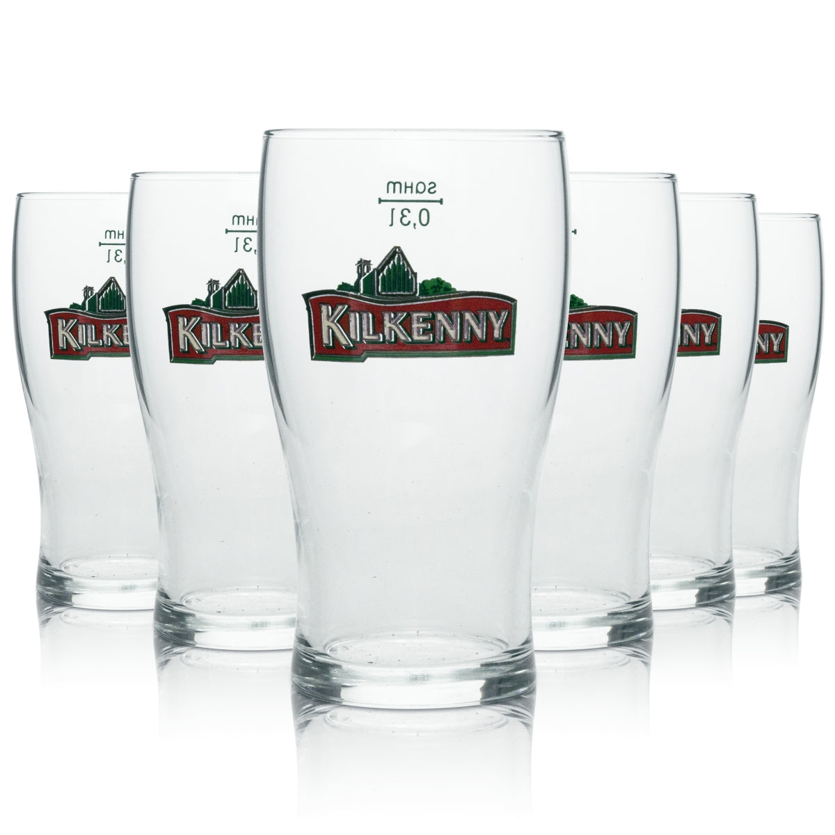 6 verres à bière Kilkenny Longdrink 300 ml sahm