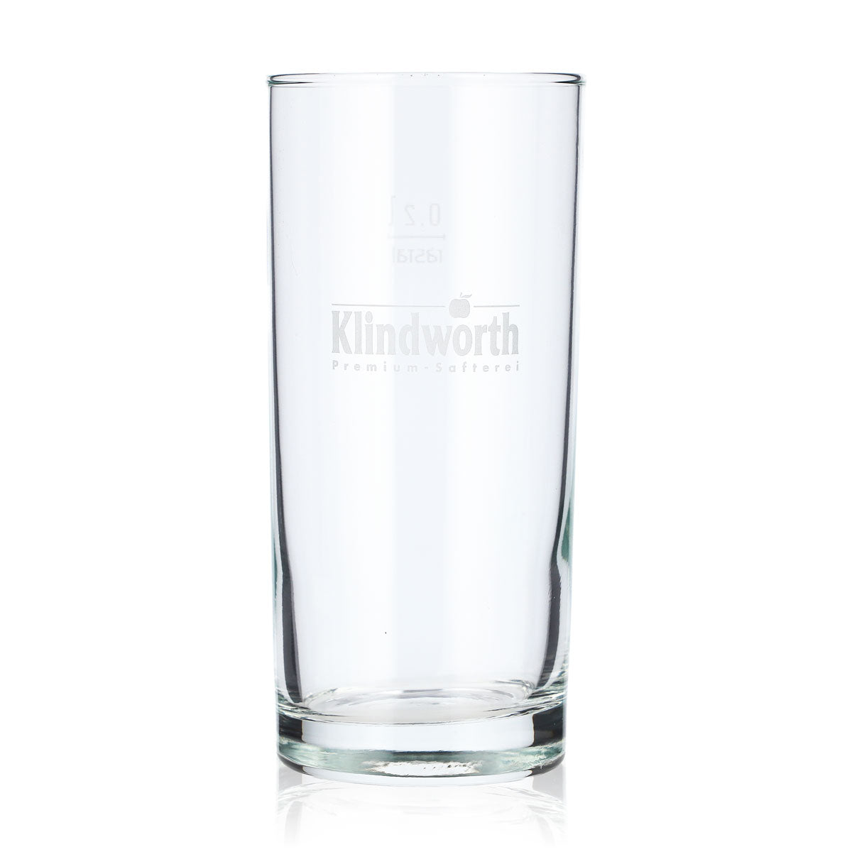 6 verres à boisson Klindworth 0,2 l, verres droits, logo satiné Rastal (lot de 6) – Vue 2