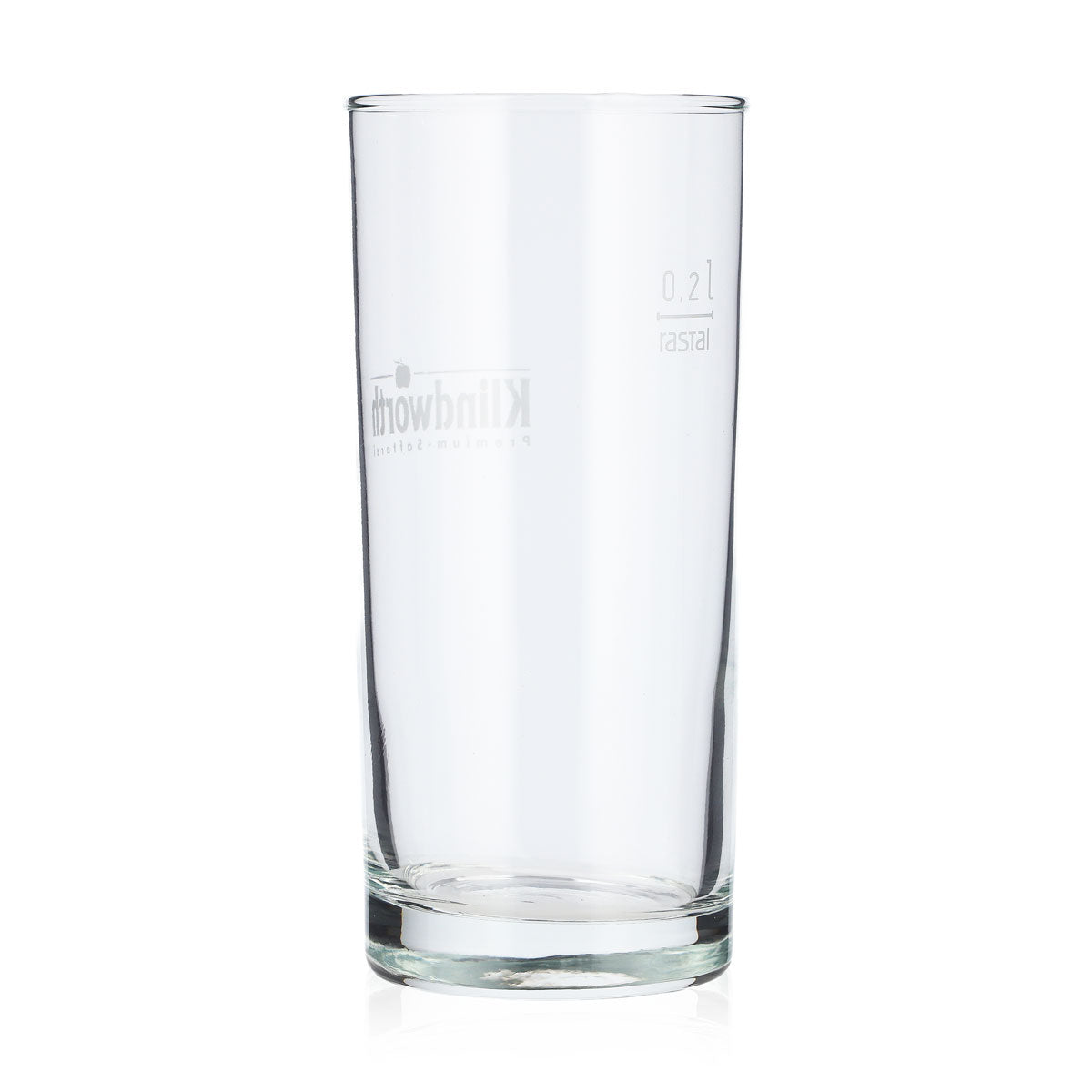 6 verres à boisson Klindworth 0,2 l, verres droits, logo satiné Rastal (lot de 6) – Vue 4