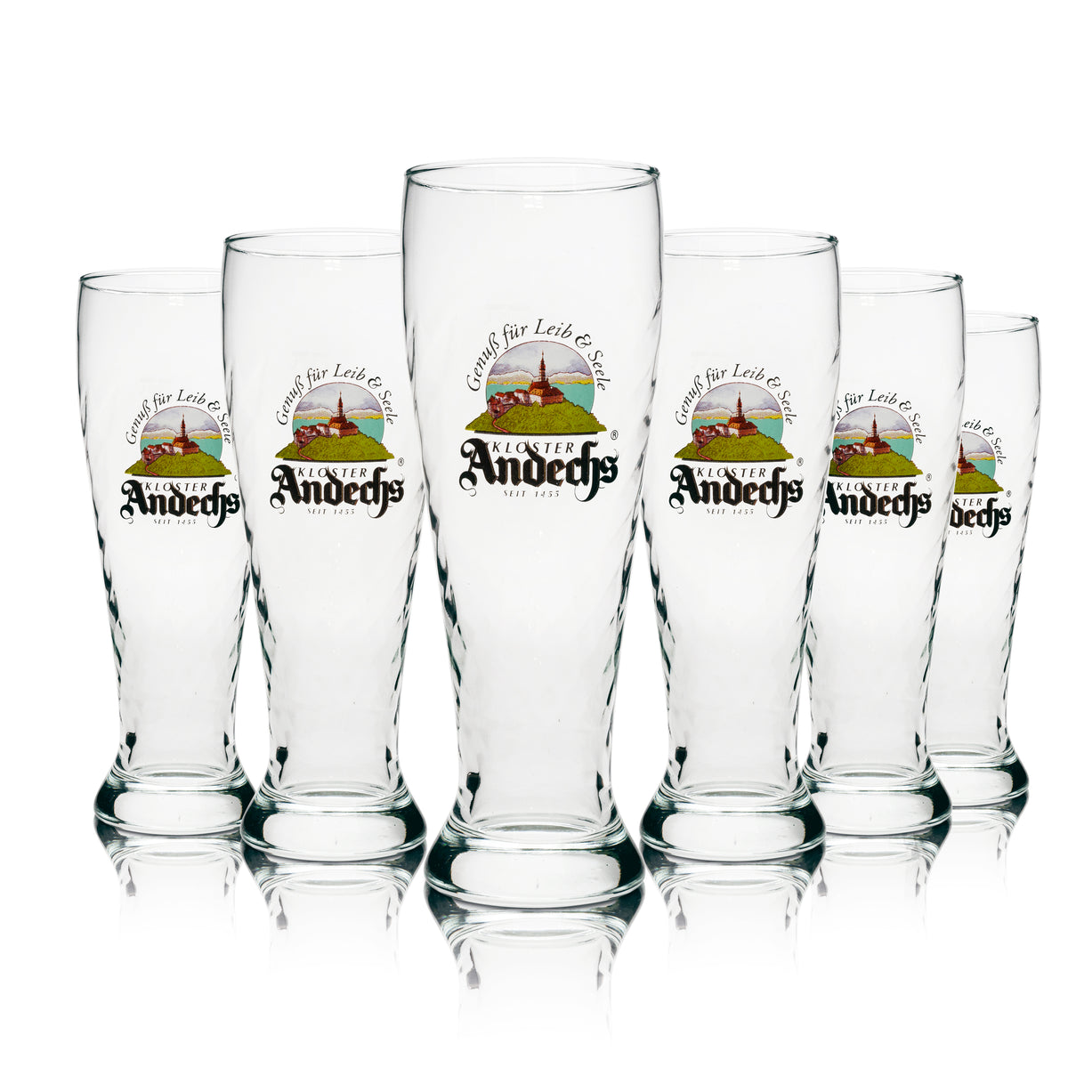 6 verres à bière Andechs Kloster 0,5 l, bière blanche – Vue 3