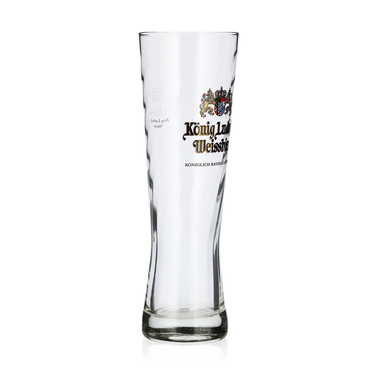 Lot de 6 verres à bière « König Ludwig » de 0,25 l, bière blanche, motif en relief « Rastal » (lot de 6) – Vue 3