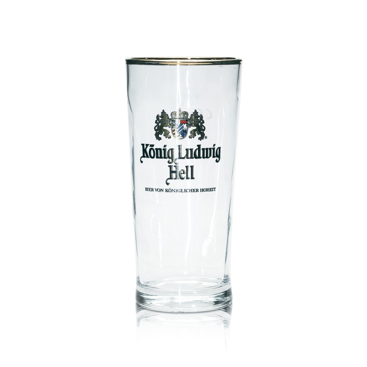 6 verres à bière König Ludwig 0,2 l Willi Becher Germania Relief Schlief Gläser Beer – Vue 2