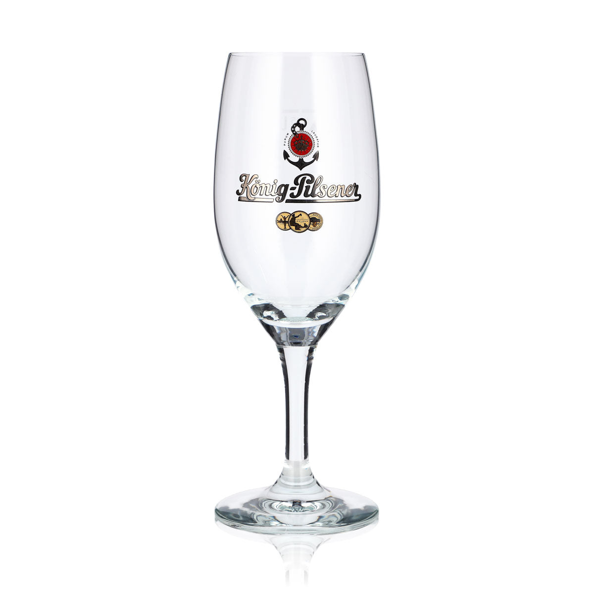 6 verres à bière König Pilsener de 0,25 l, forme tulipe, modèle Anker RC Pokal – Vue 2