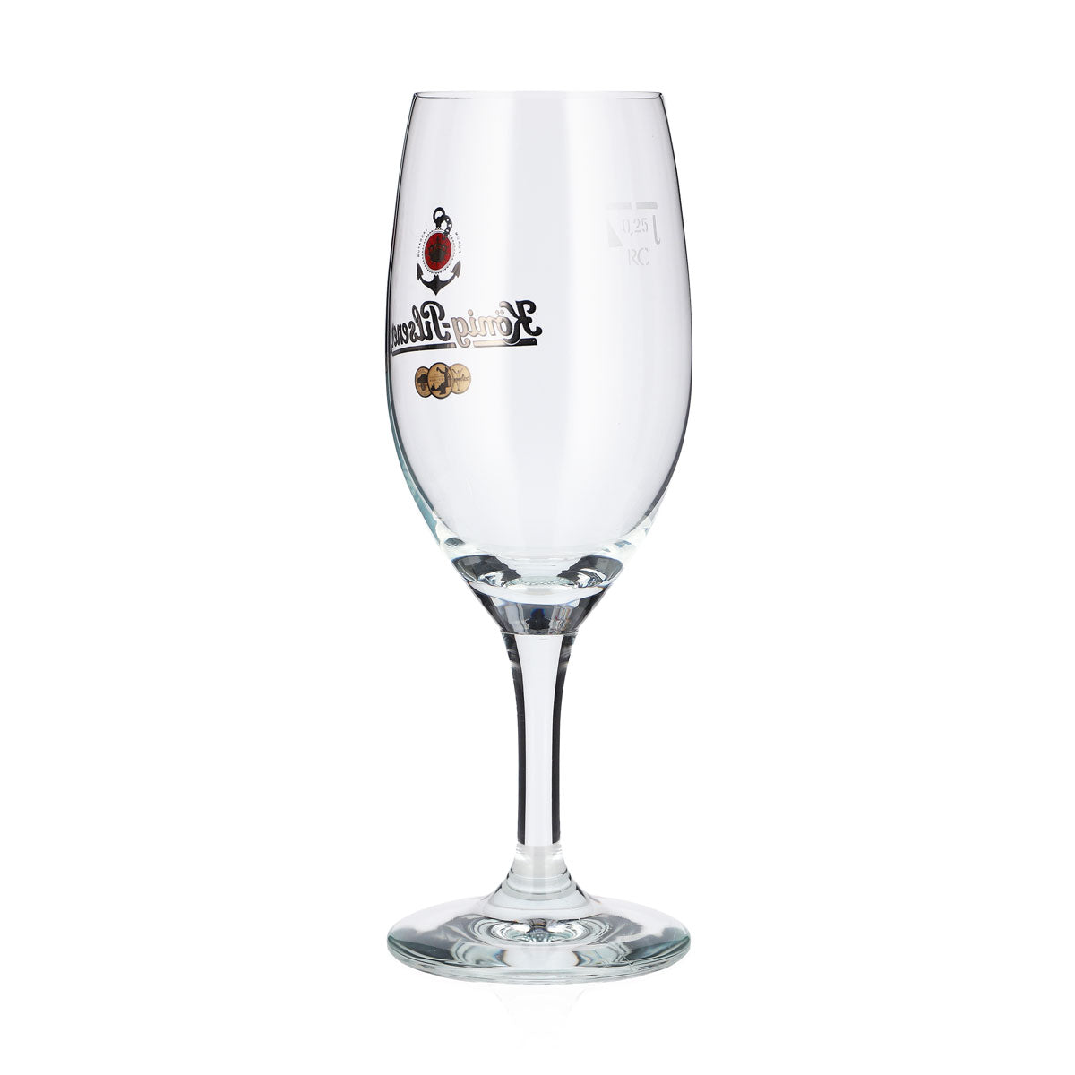 6 verres à bière König Pilsener de 0,25 l, forme tulipe, modèle Anker RC Pokal – Vue 4