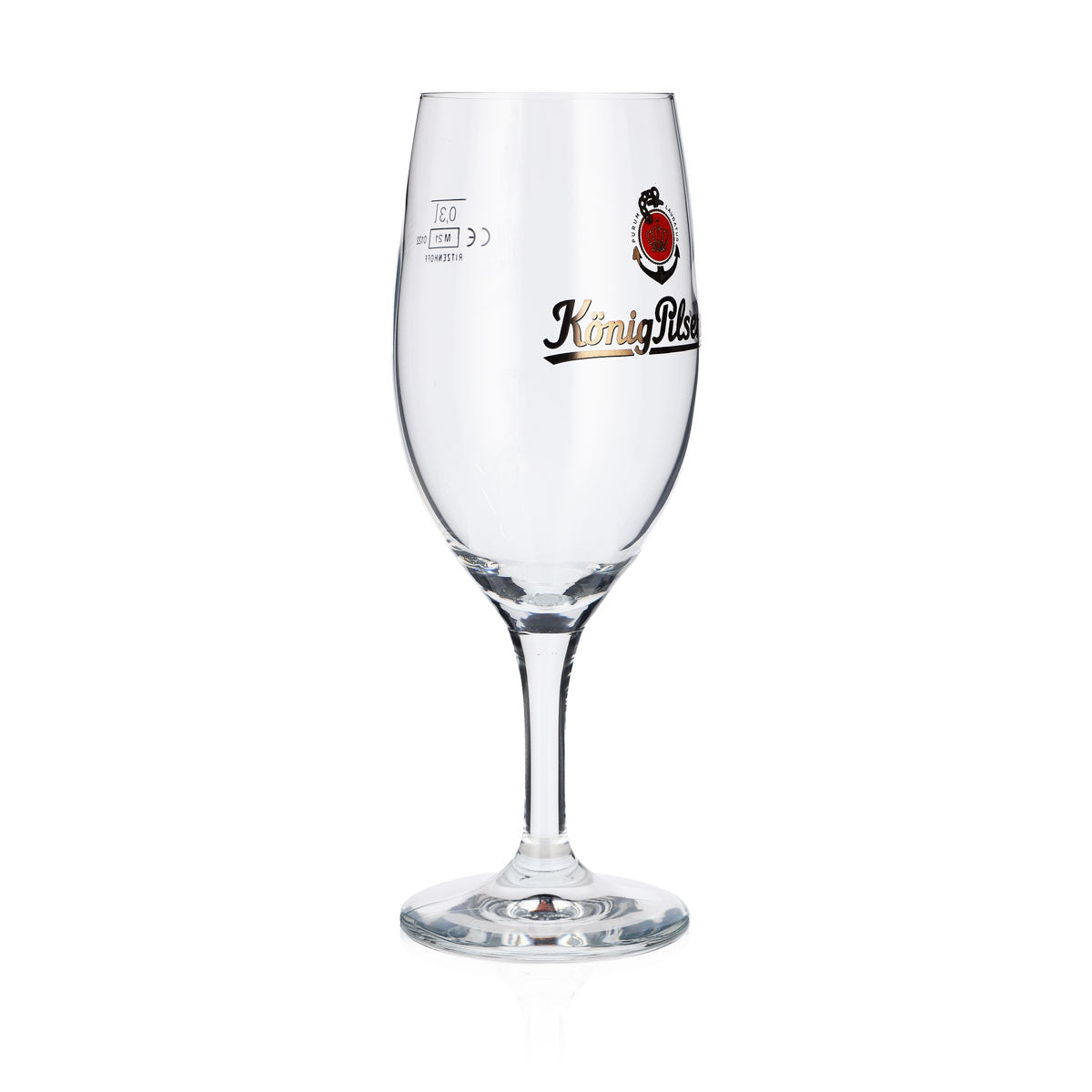 6 verres à bière König Pilsener en verre 0,3 l, forme gobelet, logo Anker Köpi – Vue 3