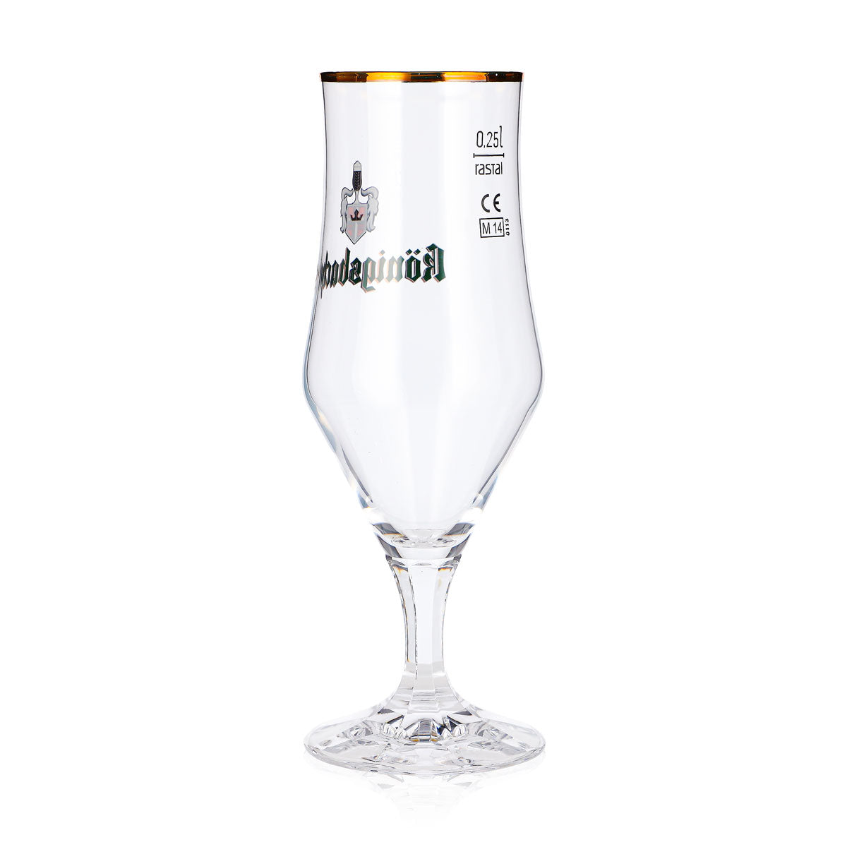 6 verres à bière Königsbacher de 0,25 l, forme calice, bord doré, modèle Rastal (lot de 6) – Vue 4