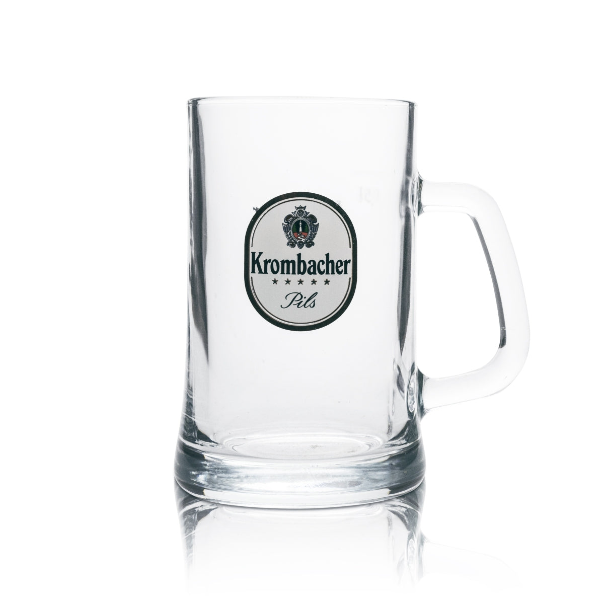 6 chopes en verre Krombacher 0,5 l « Une perle de la nature » Sahm – Vue 2