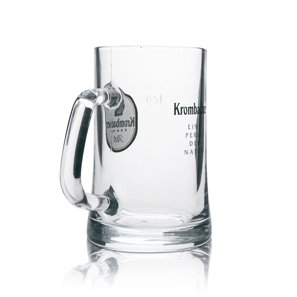 6 chopes en verre Krombacher 0,5 l « Une perle de la nature » Sahm – Vue 4