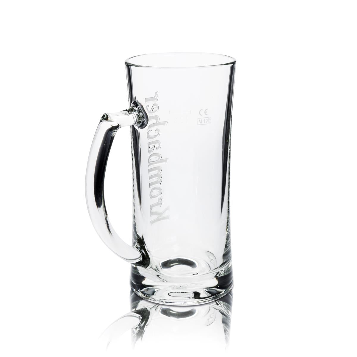 6 verres Krombacher 0,5 l, chopes Humpen Seidel en relief, verres à bière Pils Gastro en chêne – Vue 3