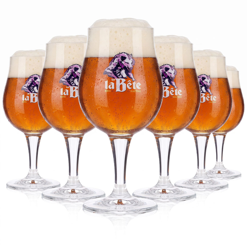 Lot de 6 verres à bière « La Bête » de 0,25 l, modèle « Werwolf », de la marque Ritzenhoff